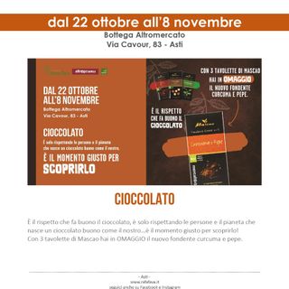 Alla Bottega Rava e Fava quindici giorni dedicati al cioccolato Altromercato
