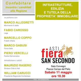 I candidati astigiani alle regionali si confrontano sullo sviluppo del territorio