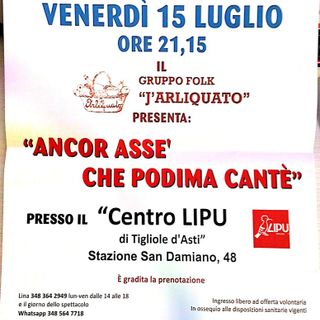 Venerdì 15 luglio un nuovo appuntamento con la rassegna &quot;E che Sia...Spettacolo&quot;