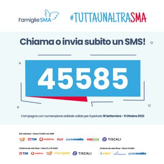 Basta un SMS per contribuire a dare una speranza ai malati SMA