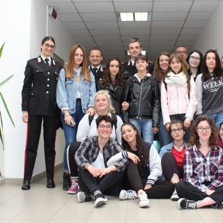 La 3C in caserma con il comandante Breda e i suoi collaboratori