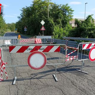 Nell'immagine, risalente al mese scorso, il tratto chiuso