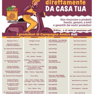 Coldiretti Campagna Amica: aumentano le aziende agricole che portano spesa a domicilio