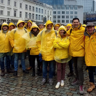 La manifestazione Coldiretti a Bruxelles