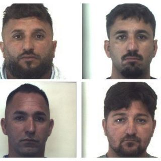 I destinatari della nuova ordinanza di custodia cautelare, da sinistra a destra in senso orario: Roberto Vinotti, Angelo Vinotti, Samuel Massa e Emanuel Olivieri.