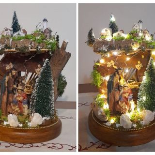 Il presepe che verrà donato a Papa Bergoglio