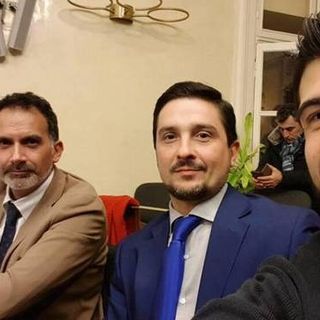 I consiglieri di Fratelli d'Italia ritratti con il vicesindaco, e leader locale del partito, Marcello Coppo