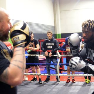 Etinosa Oliha ritratto durante un allenamento