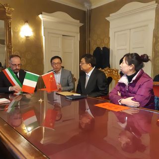 Un immagine dell'incontro svoltosi in tarda mattinata