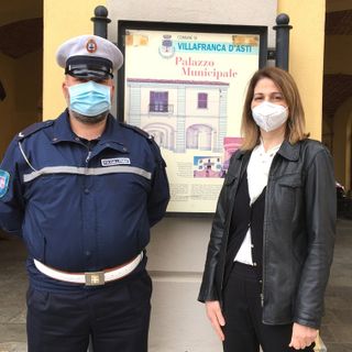 Il sindaco Macchia e l'ispettore Nivino