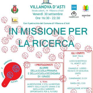 La locandina dell'appuntamento villanovese
