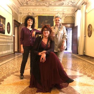 Gabriella Piccatto, al centro, con Laura Nosenzo e Enza Prunotto