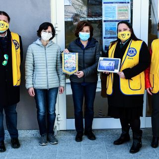 Dono Lions alla scuola Baussano