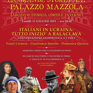 Torna &quot;La grande storia a... Palazzo Mazzola&quot;