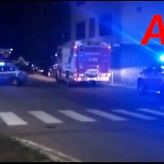 Forze di polizia in zona ex ospedale di Asti