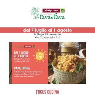 Sarà un'E-state in Rava &amp; Fava con  prodotti, cucina e ricette da tutto il mondo