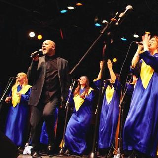 La formazione gospel in concerto