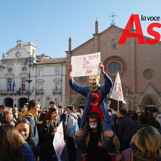 Un momento della manifestazione astigiana del 15 marzo di quest'anno
