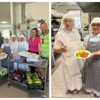 Ferragosto festoso alla Mensa Sociale grazie alla generosità dei ristoratori del territorio