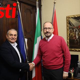 Il neo assessore con il sindaco Maurizio Rasero (ph. Efrem Zanchettin - Merfephoto)