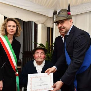 Domenico Monticone con il sindaco di Asti e presidente della Provincia Maurizio Rasero e la vice sindaco di Asti Stefania Morra