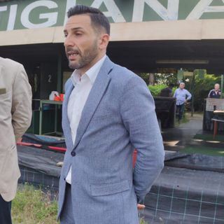 Fiocchi e Iannotta ritratti mentre ci stavano rilasciando la videointervista