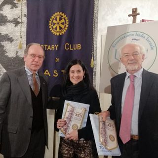 Da destra Ugo Volli, Valeria Emanuelli, Luigi Florio
