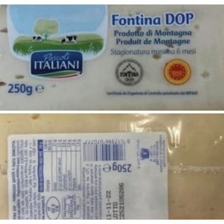 Rischio escherichia coli in un lotto di fontina Eurospin