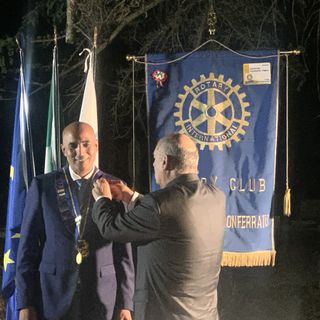 i, il presidente uscente Aldo Zaio con  Hicham Barida .