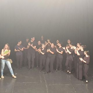 Il gruppo teatrale del Monti sul palco dello Spazio Kor per &quot;Fuori davanti alla porta&quot;
