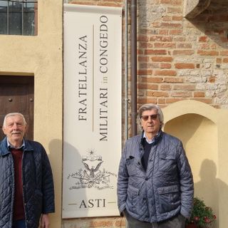 Nella foto, da sinistra, il direttore della SOMS Manlio Ceratto e il presidente Dino Scassa