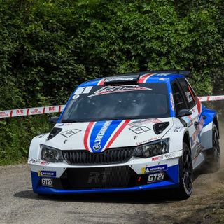 L'equipaggio Gagliasso-Beltramo, vincitori dell'edizione 2019 del rally (ph. Magnano)