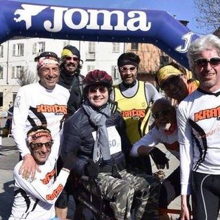 Mogliotti con i suoi Running's Angels (Foto Running Passion)