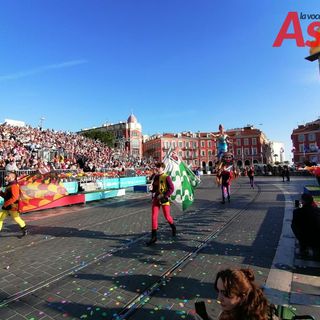 Anche gli Sbandieratori dell'ASTA al Villaggio del Carnevale di Nizza, in Francia (FOTO)