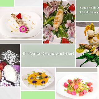 Sanremo: dal 9 al 11 marzo la seconda edizione del Festival Nazionale della 'Cucina con i fiori'