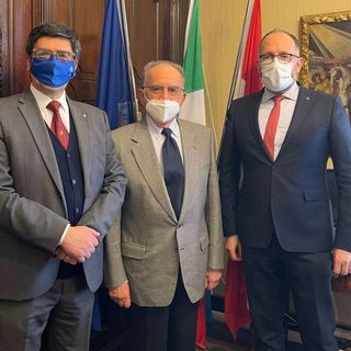 Ricevuti dal sindaco Rasero il Commissario Straordinario e il direttore dell'Automobile Club di Asti