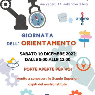 Orientamento: domani il salone nella scuola secondaria di Villanova d'Asti