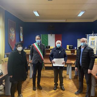 Canelli: omaggiato un ‘veterano’ del Gruppo Fidas