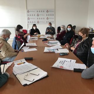 Un immagine della riunione tra le parti coinvolte