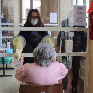 Un momento dell'inaugurazione