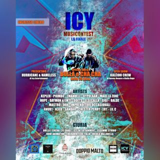 La locandina dell'iniziativa promossa da Icy Entertainment