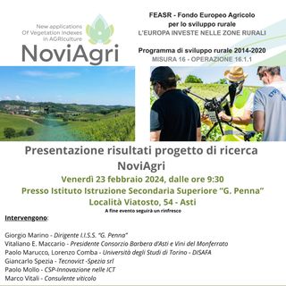 La Voce... delle Scuole: al Penna verranno illustrati i risultati del progetto Noviagri