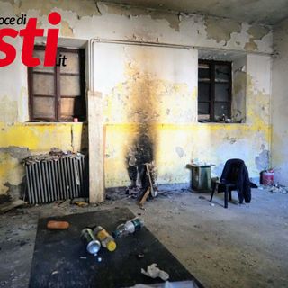 La stanza della Palazzina in cui si è sviluppato l'incendio (Ph. Merfephoto - Efrem Zanchettin, come per gran parte delle immagini in questo articolo)