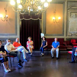 Un momento dell'incontro svoltosi in Comune ad Asti