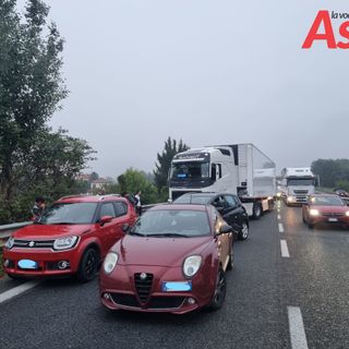 Code e rallentamenti in corso Savona per un tamponamento a catena in tangenziale