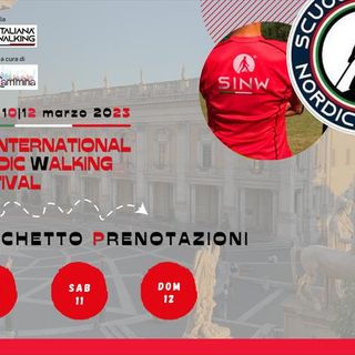 Aperte le adesioni al XVI International Nordic Walking Festival in programma a Roma