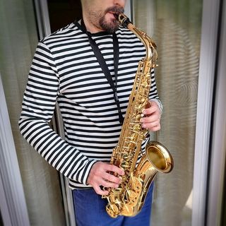 Immagine di un saxofonista