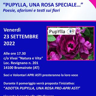 Venerdì 23 settembre un Caffè letterario in favore dell'APRI