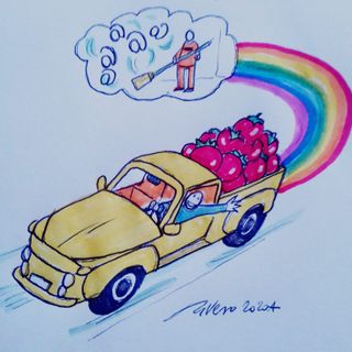 #FavoleaCasa di oggi propone “L’uomo delle pulizie”, la favola psicologica sulla capacità di ricominciare e reinventarsi, letta e commentata da Fata Zucchina