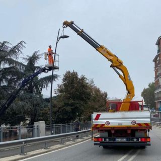 L'immagine postata dal vicesindaco nel post in cui ha annunciato la riapertura del cavalcavia